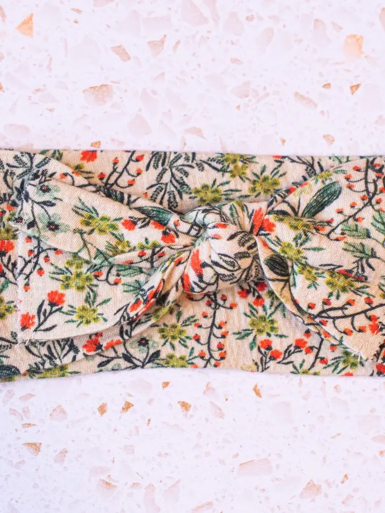 Organic Bow-Floral