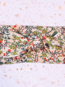 Organic Bow-Floral